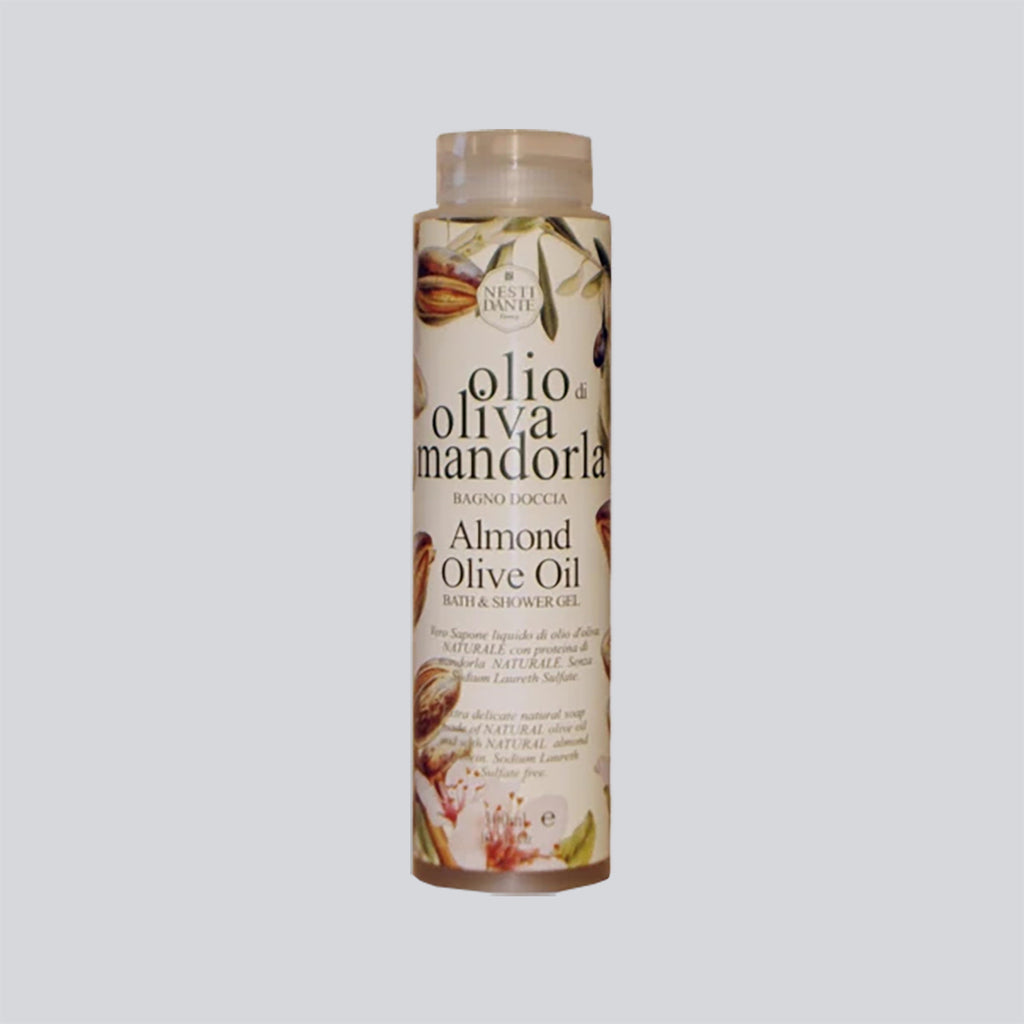 Almond & Olive Oil Shower Bath Bottle With Cap