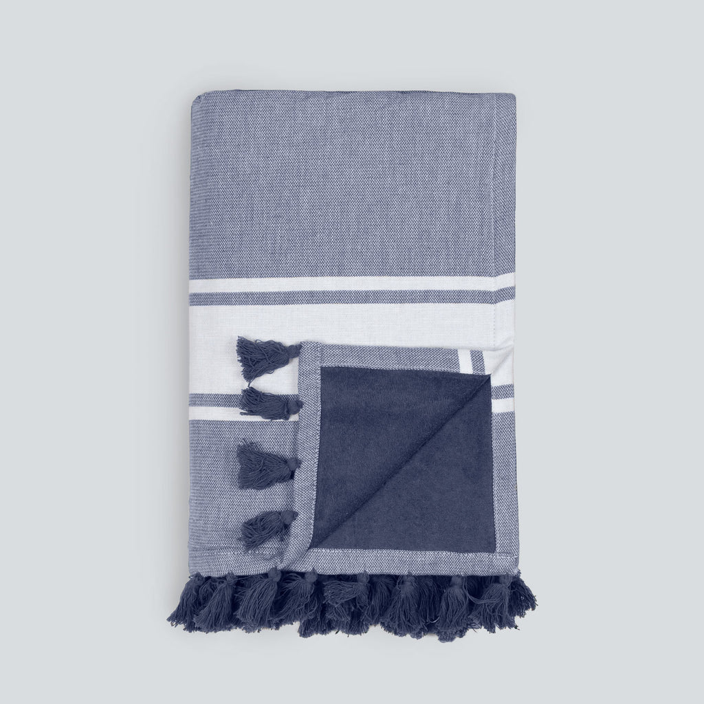 Fouta With Terry Towel Back