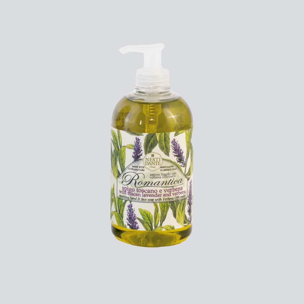 Liquid Soap Romantica Wild Tuscan Lavender & Verbena. Bottle With Pump 500ml
